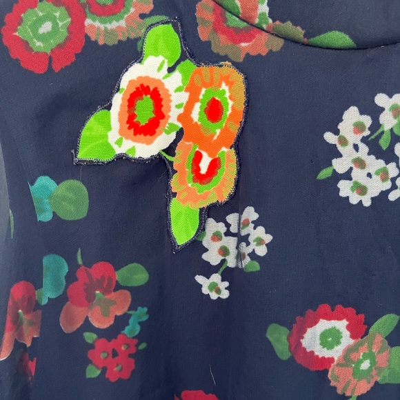 Vintage 70’s I. Magnin / Floral Maxi Dress with Chiffon Overlay - Picture 8 of 8